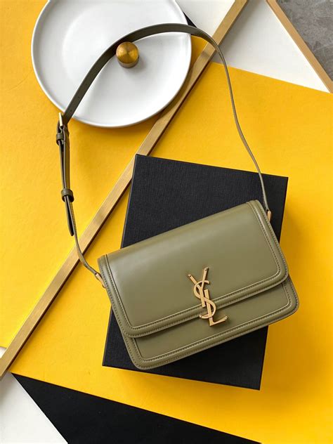 ysl bags green|ysl padded shoulder bag.